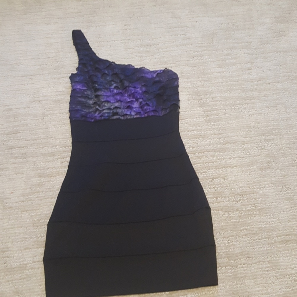 One strap body con dress